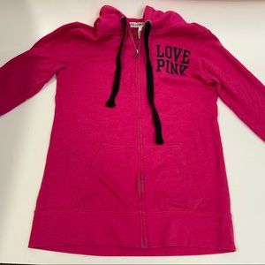 Women’s Pink Zip-up Sweatshirt
